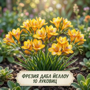 Фрезия луковицы Дабл Йеллоу 10 шт.